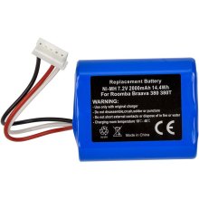 Акумулятор для пилососа PowerPlant, для iRobot Braava 380 (4409709), 7.2V, 2000mAh (TB921577)