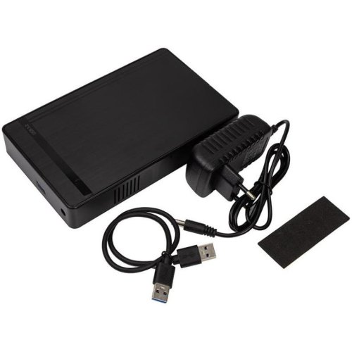 Зовнішня кишеня PowerPlant, для 2.5/3.5 HDD, USB 3.0 (HC380404)