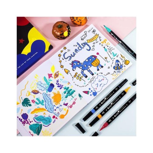 Акрилові маркери Arrtx AACM-03-24B, 24 кольори (LC303304)