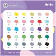 Акрилові маркери Arrtx AACM-0530A, 30 кольорів (LC303144)