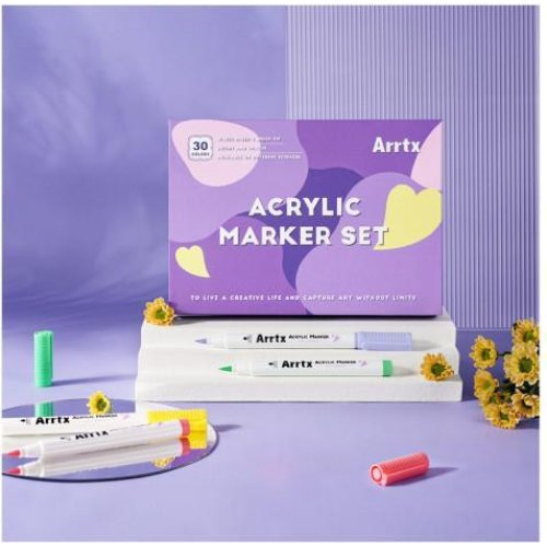 Акрилові маркери Arrtx AACM-0530A, 30 кольорів (LC303144)
