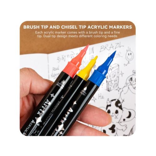 Акрилові маркери Arrtx AACM-03-32, 32 кольори (LC302802)