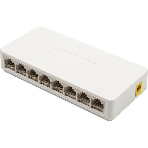 Комутатор гігабітний HiSmart, 8x10/100/1000Mbps Ethernet (TV990191)