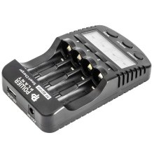 Зарядний пристрій для акумуляторів AA, AAA PowerPlant PP-EU1000 (DV00DV2362)