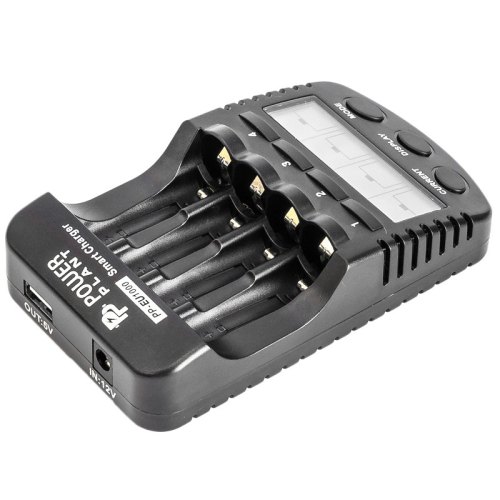 Зарядний пристрій для акумуляторів AA, AAA PowerPlant PP-EU1000 (DV00DV2362)