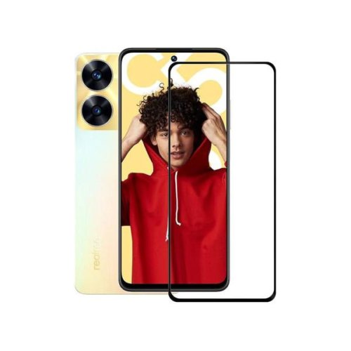 Захисне скло Full screen PowerPlant, для Realme C55