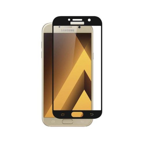 Захисне скло Full screen PowerPlant, для Samsung Galaxy A7 (2017), Black