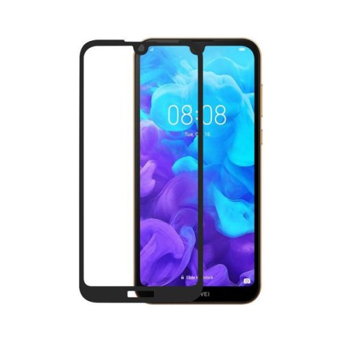 Захисне скло Full screen PowerPlant, для Huawei Y5 (2019), Black