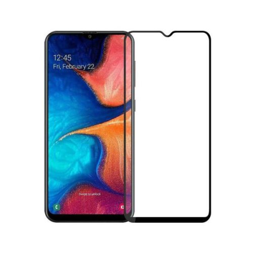 Захисне скло Full screen PowerPlant, для Samsung Galaxy A20S, Black