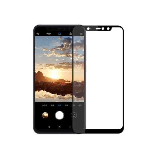 Захисне скло Full screen PowerPlant, для Xiaomi Redmi Note 6 Pro, Black