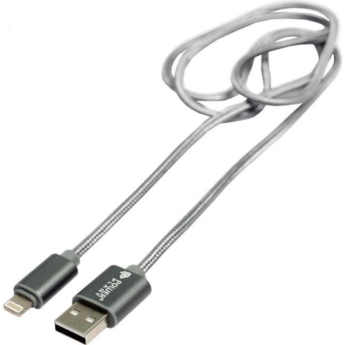 Кабель PowerPlant, USB 2.0 Type-A(M) - Lightning, Quick Charge, 1м (KD00AS1288)