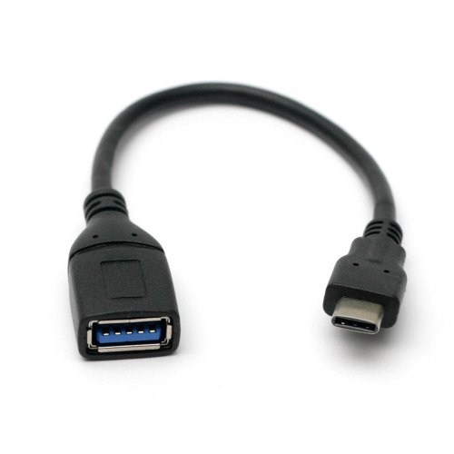 Кабель PowerPlant, USB 3.0 Type-C - USB Type-A(F), 0.15м (KD00AS1257)