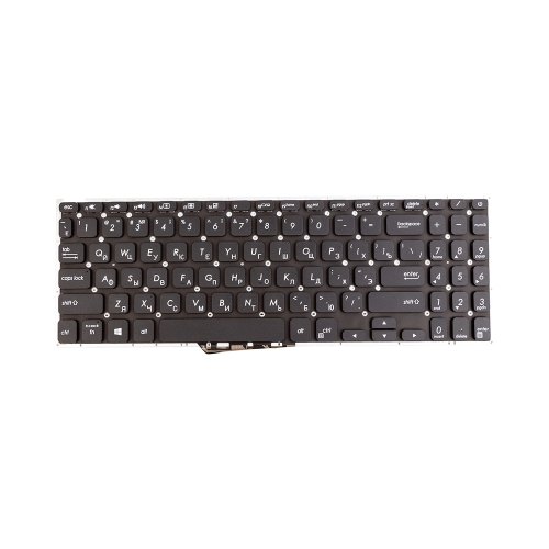 Клавіатура для ноутбука PowerPlant, для Asus X512J, X512F, без фрейму, чорна (KB314546)