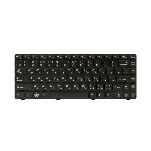 Клавіатура для ноутбука PowerPlant, для IBM/Lenovo IdeaPad G470, фрейм, чорна (KB311897)