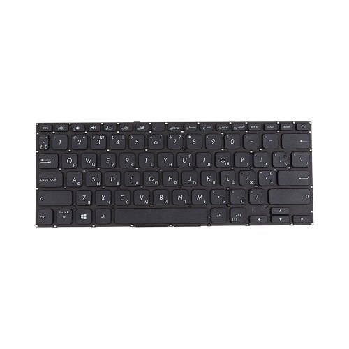 Клавіатура для ноутбука PowerPlant, для Asus VivoBook 14 A412FA, без фрейму, чорна (KB315505)