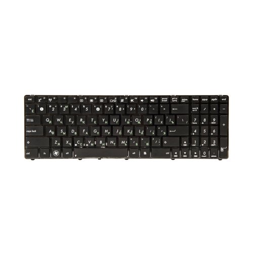 Клавіатура для ноутбука PowerPlant, для Asus K50, K50A, K50I, фрейм, чорна (KB311286)