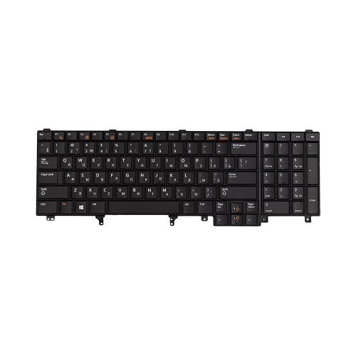 Клавіатура для ноутбука PowerPlant, для Dell Latitude E6520, E5520, фрейм, чорна (KB315031)