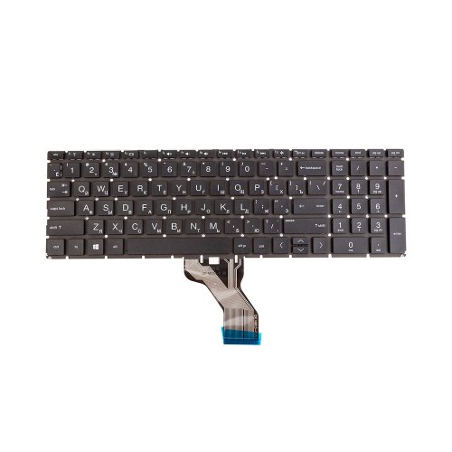 Клавіатура для ноутбука PowerPlant, для HP 255 G8 15-DA, без фрейму, чорна (KB314720)