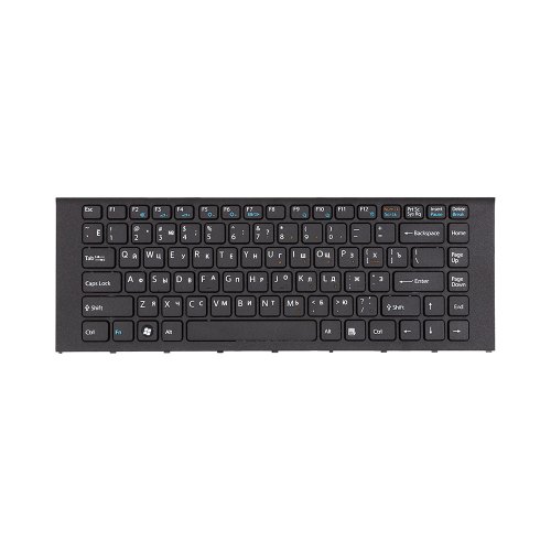 Клавіатура для ноутбука PowerPlant, для Sony Vaio VPC-EA, фрейм, чорна (KB315390)