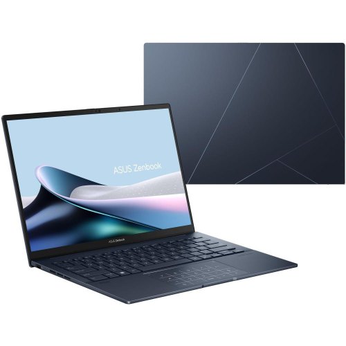 Ноутбук Asus UX3405CA-PP288 14 OLED/Intel U9-285H/32GB/SSD 1TB/Intel Arc/DOS/Sleeve/RJ45 adapter/Ponder Blue (90NB14W1-M00BB0)