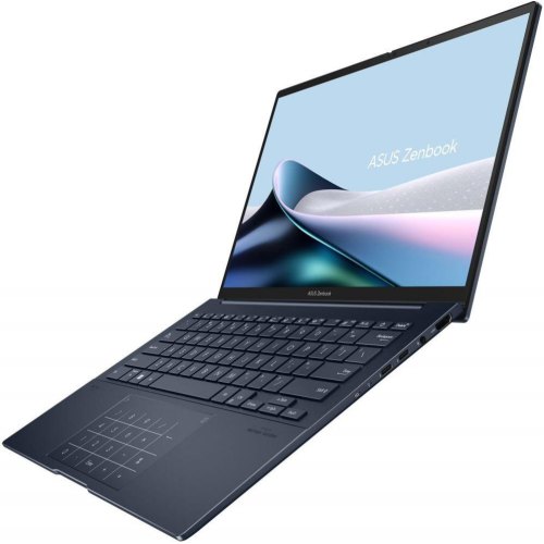 Ноутбук Asus UX3405CA-PP288 14 OLED/Intel U9-285H/32GB/SSD 1TB/Intel Arc/DOS/Sleeve/RJ45 adapter/Ponder Blue (90NB14W1-M00BB0)