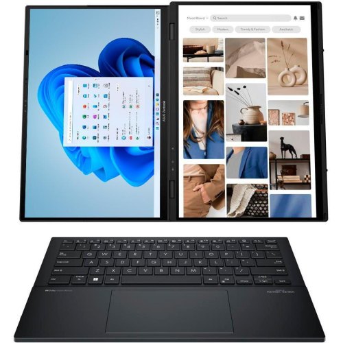 Ноутбук Asus UX8406CA-PZ005W 2x14/Intel U9-285H/32GB/SSD 2TB/Intel Arc/W11/Inkwell Gray (90NB14X1-M001H0)