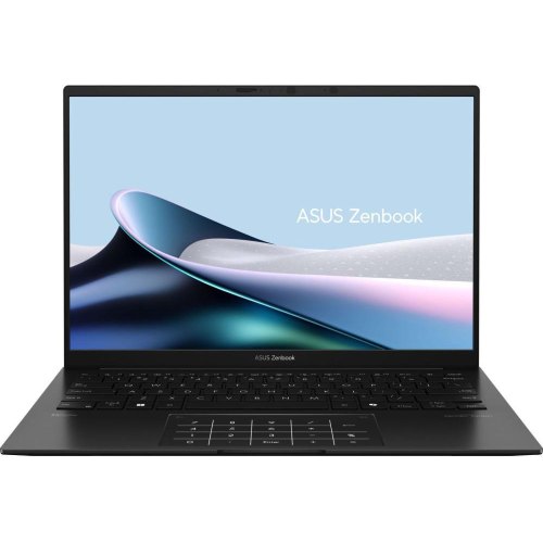Ноутбук Asus UM3406HA-PP082 14 OLED/AMD Ryzen 7 R8840HS/16GB/SSD 1TB/UMA/DOS/Sleeve/RJ45 adapter/Jade Black (90NB1271-M00400)