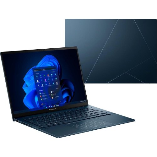 Ноутбук Asus UX3405CA-PP069X 14 OLED/Intel U9-285H/32GB/SSD 1TB/Intel Arc/W11P/Sleeve/RJ45 adapter/Ponder Blue (90NB14W1-M002B0)