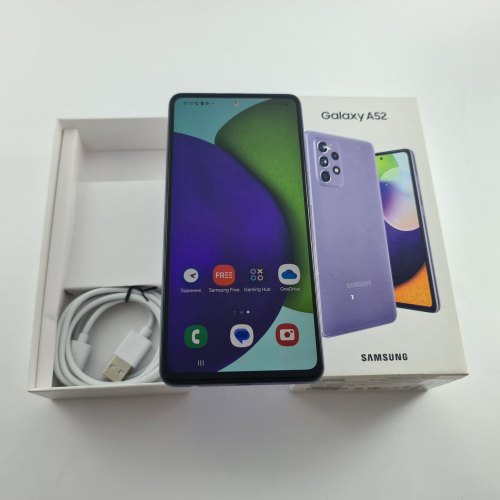 Смартфон Samsung Galaxy A52 (A525F) 256Gb Light Violet (SM-A525FLVISEK) USED **