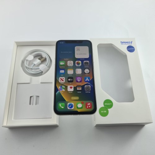 Смартфон iPhone X 64GB Silver, model A1901 USED **