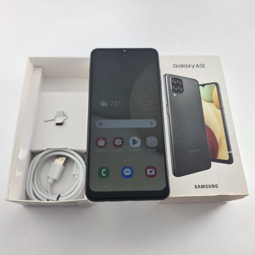 Смартфон Samsung Galaxy A12 2021 (A127F) 64Gb Black (SM-A127FZKVSEK) USED **