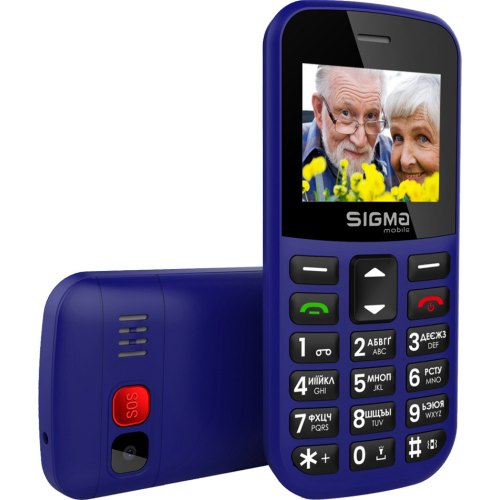 Мобільний телефон Sigma mobile Comfort 50 Easy Blue (4827798585238)