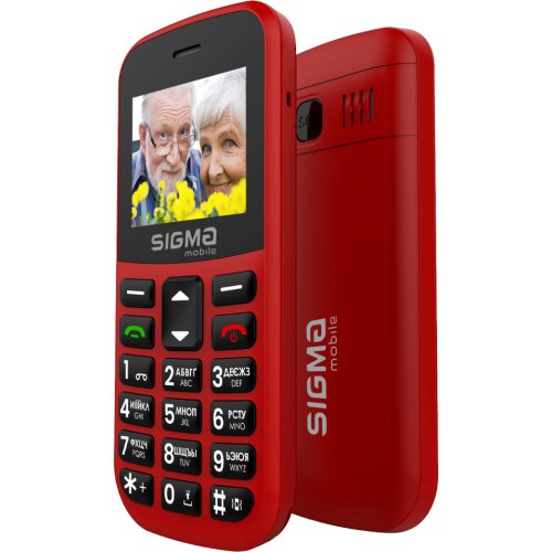 Мобільний телефон Sigma mobile Comfort 50 Easy Red (4827798585221)