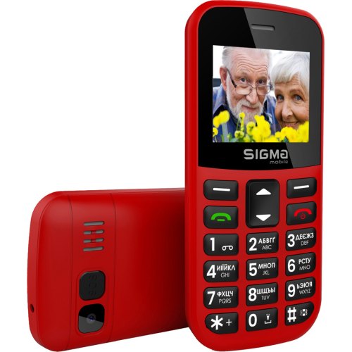 Мобільний телефон Sigma mobile Comfort 50 Easy Red (4827798585221)
