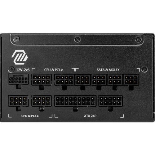 Блок живлення MSI MAG A1000GL PCIE5, 1000W, ATX, Fully-Modular, 80 Plus Gold