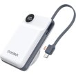 Зовнішній акумулятор Powerbank Choetech Magnetic Wireless, 20000mAh, 22.5W, USB-A, 2xUSB-C PD, QC 3.0, Apple Watch charger, White (B696-GW)