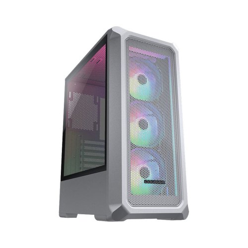 Корпус ігровий Cougar Archon 2 MESH RGB, ATX/mATX/mini-ITX, без блоку живлення, 3x120мм ARGB, скляне вікно, білий