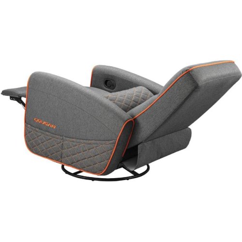 Крісло-реклайнер геймерське Cougar Fidom Gray, дихаюча тканина, сіре