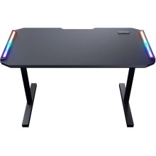 Стіл геймерський Cougar Deimus 120, ергономічний дизайн, USB 3.0/Type-C Extension хаб, RGB підсвічування