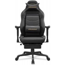Крісло геймерське Cougar Explore Neo Gold, дихаюча екошкіра, сталевий каркас, чорне