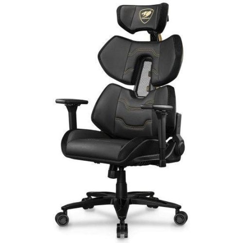 Крісло геймерське Cougar Terminator Elite, чорне з золотим