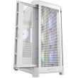 Корпус ігровий Cougar Duoface PRO RGB, ATX/mATX/mini-ITX, без блоку живлення, 3x120мм ARGB, 1x120мм ARGB, скляне вікно, білий