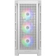 Корпус ігровий Cougar Duoface PRO RGB, ATX/mATX/mini-ITX, без блоку живлення, 3x120мм ARGB, 1x120мм ARGB, скляне вікно, білий