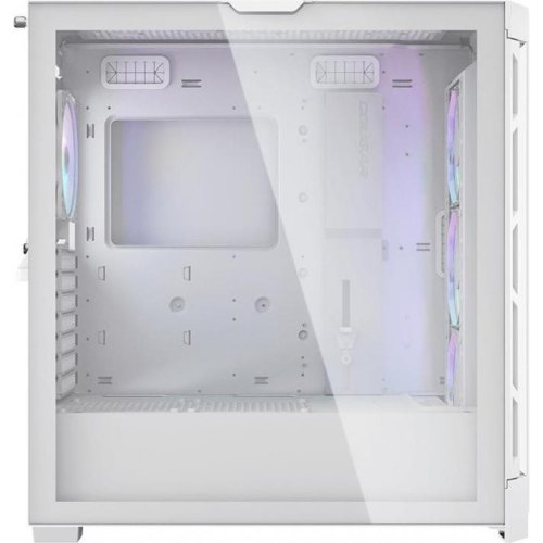 Корпус ігровий Cougar Duoface PRO RGB, ATX/mATX/mini-ITX, без блоку живлення, 3x120мм ARGB, 1x120мм ARGB, скляне вікно, білий