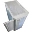 Корпус ігровий Cougar Duoface RGB, ATX/mATX/mini-ITX, без блоку живлення, 2x140мм ARGB, 1x120мм ARGB, скляне вікно, білий
