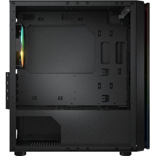 Корпус ігровий Cougar Purity RGB, mini-ITX/MicroATX, без блоку живлення, 1x120мм ARGB, скляне вікно, чорний