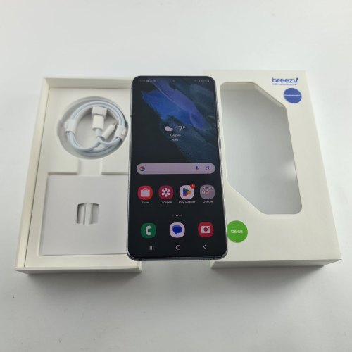 Смартфон Samsung Galaxy S21 (G991B) 128Gb Phantom Gray (SM-G991BZADSEK) USED **