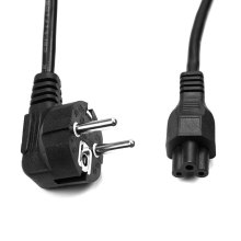 Кабель живлення PowerPlant, C5, 220V, 3x0.75мм2, мідь, 2м (CC360291)