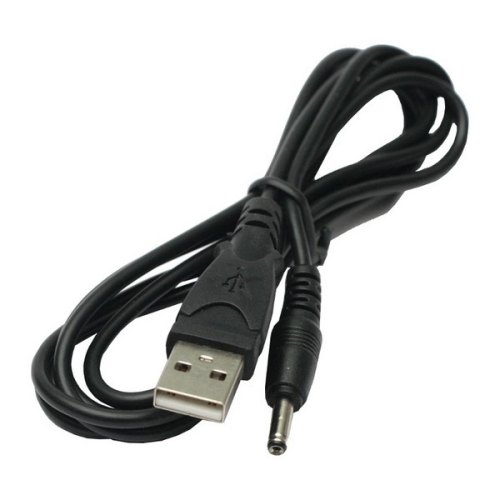 Кабель живлення PowerPlant, USB 2.0 - DC 3.5x1.35мм, 5V, 1м