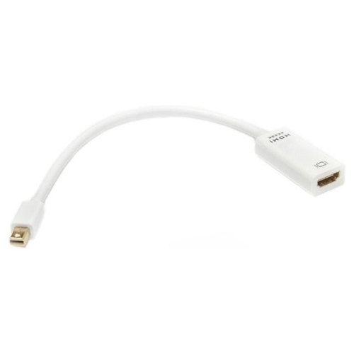 Кабель-перехідник PowerPlant, HDMI (F) - mini DisplayPort (M), 1.4V, 4K x 2K, 0.15м (KD00AS1279)